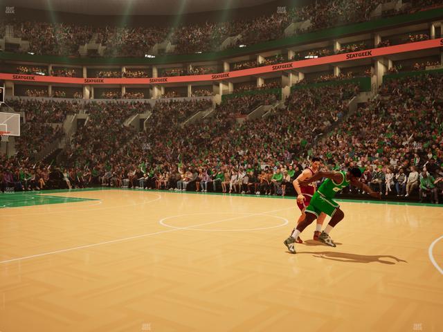 TD Garden - Section Floor 21 Seat View