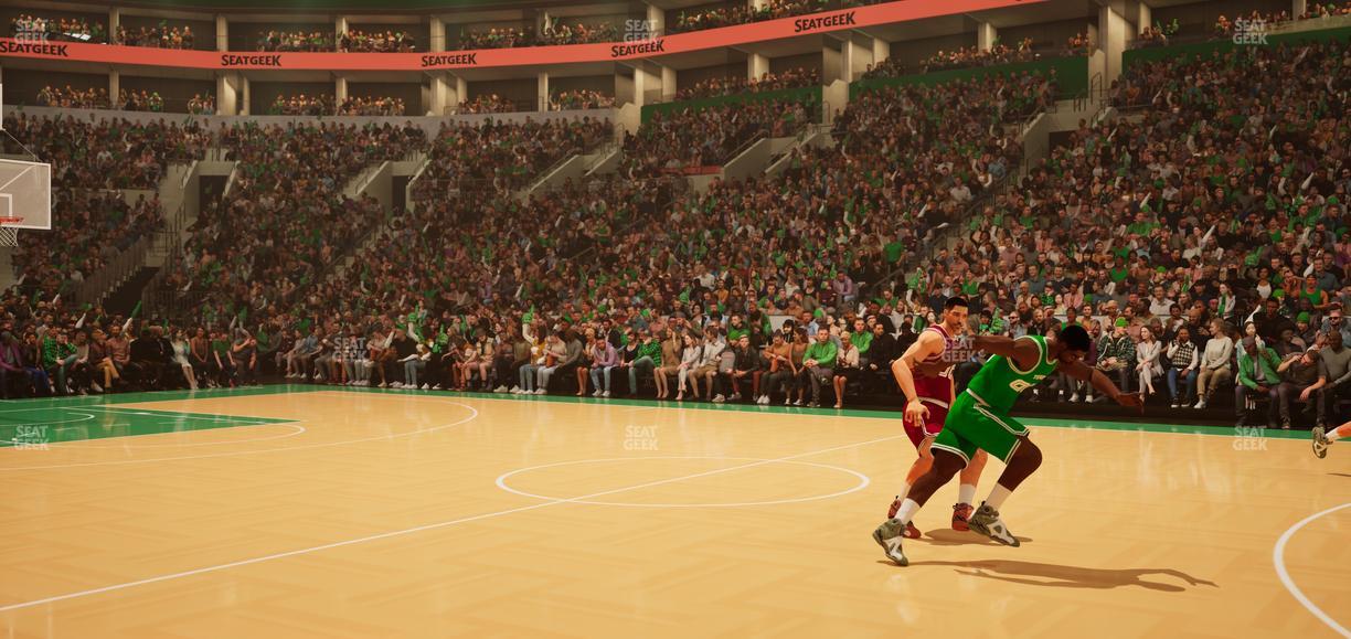 TD Garden - Section Floor 21 Seat View