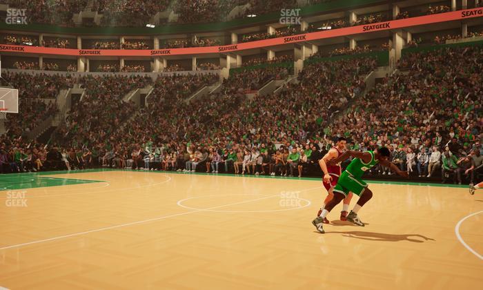 TD Garden - Section Floor 21 Seat View