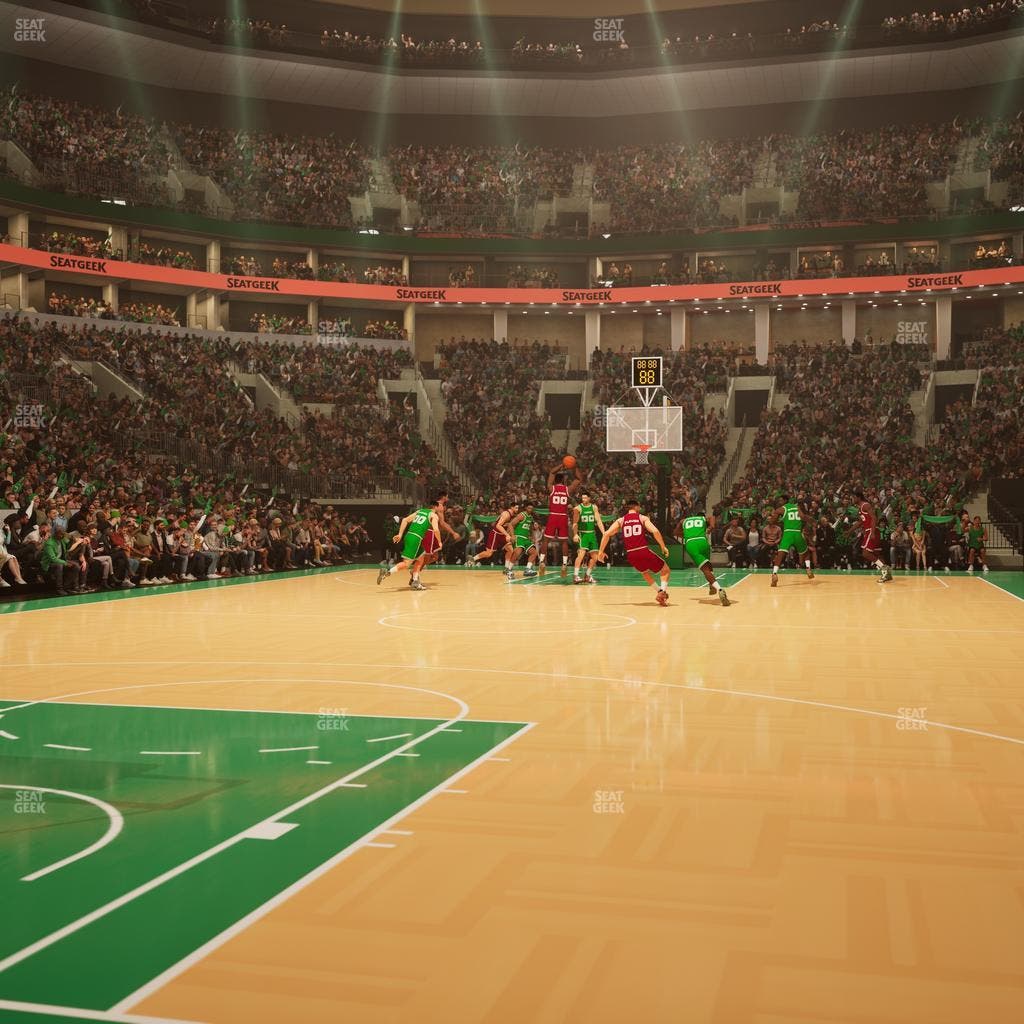 TD Garden - Section Floor 6 Seat View
