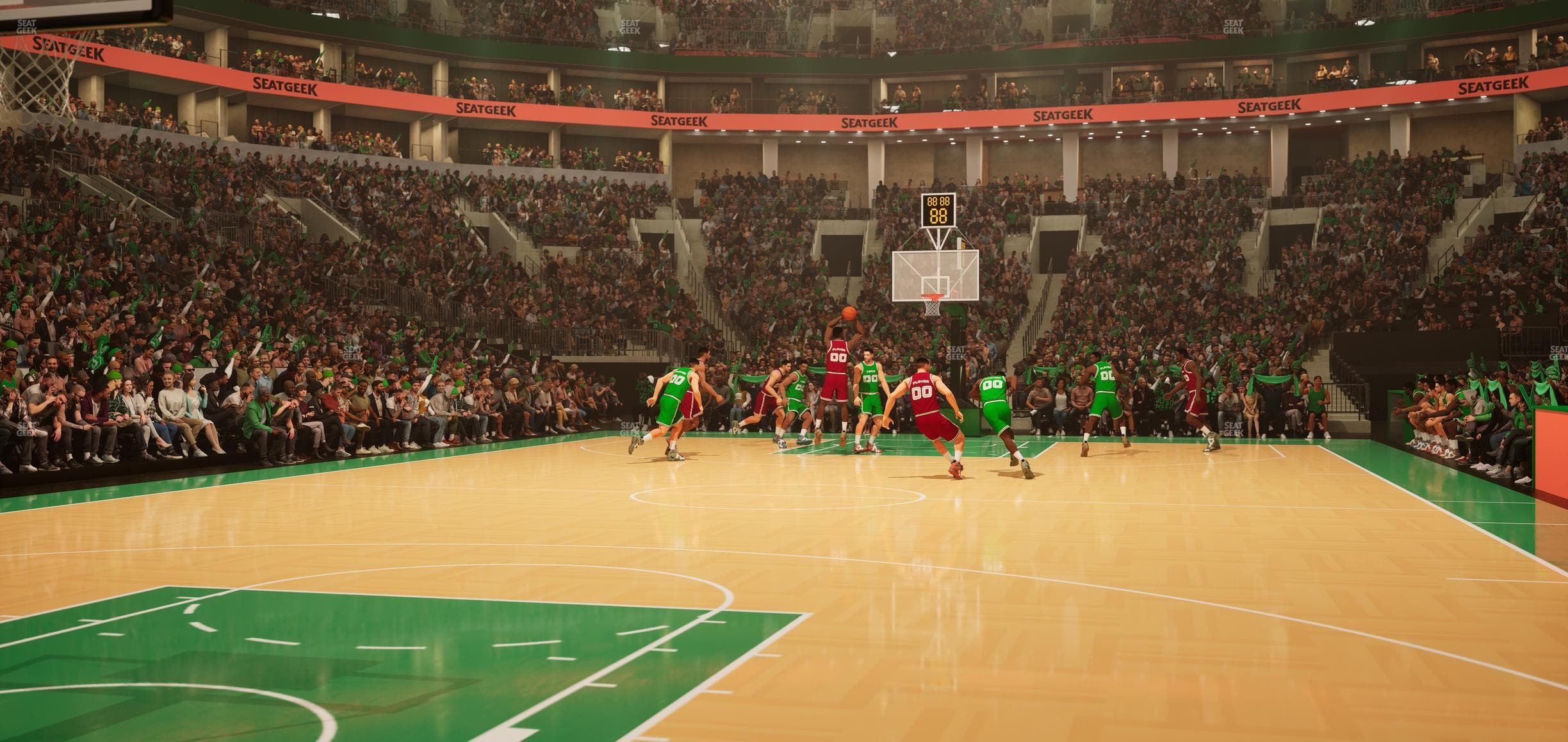 TD Garden - Section Floor 6 Seat View