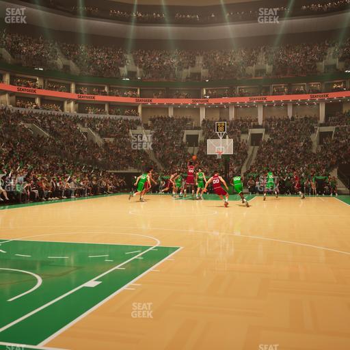 TD Garden - Section Floor 6 Seat View