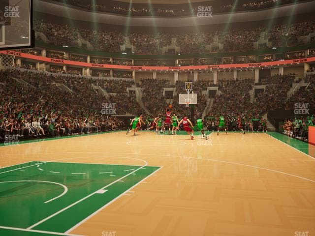 TD Garden - Section Floor 6 Seat View