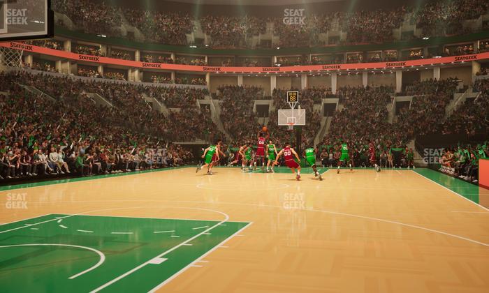 TD Garden - Section Floor 6 Seat View