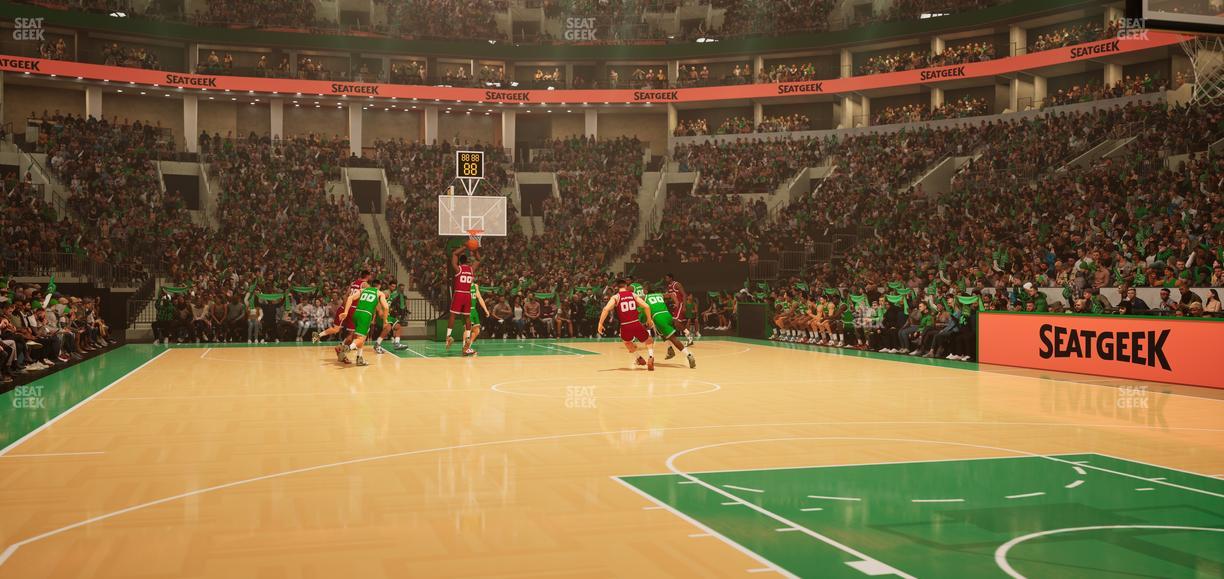 TD Garden - Section Floor 7 Seat View