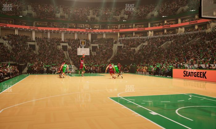 TD Garden - Section Floor 7 Seat View