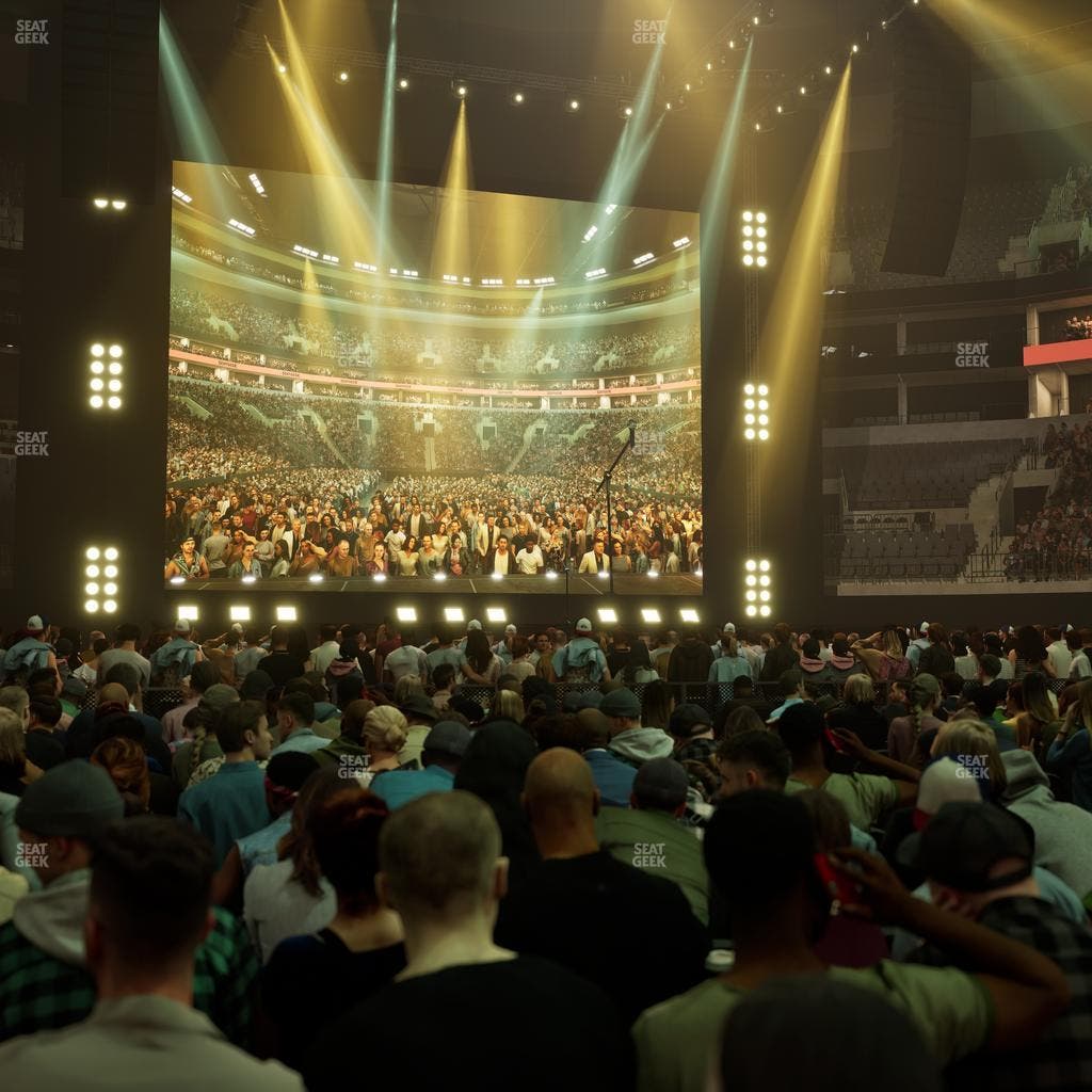 TD Garden - Section Floor A Seat View