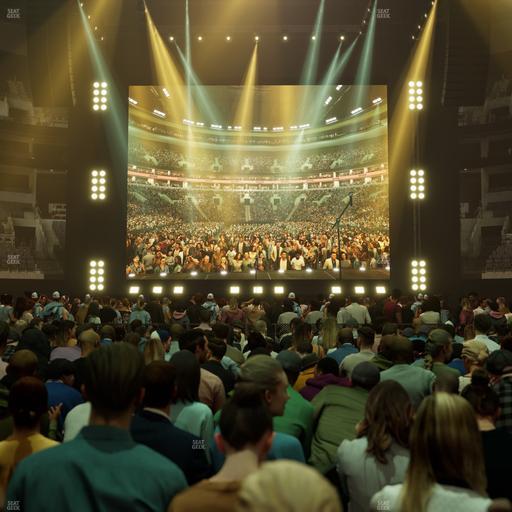 TD Garden - Section Floor B Seat View