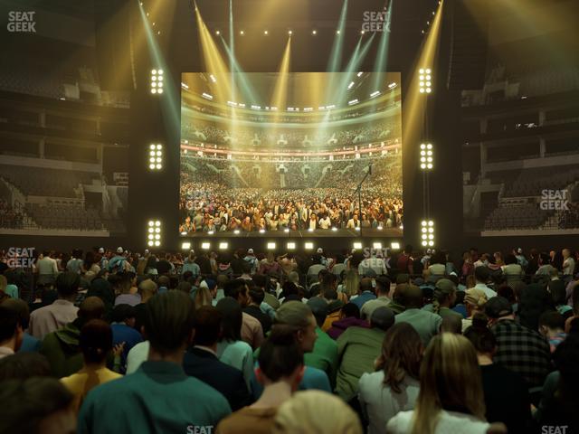 TD Garden - Section Floor B Seat View