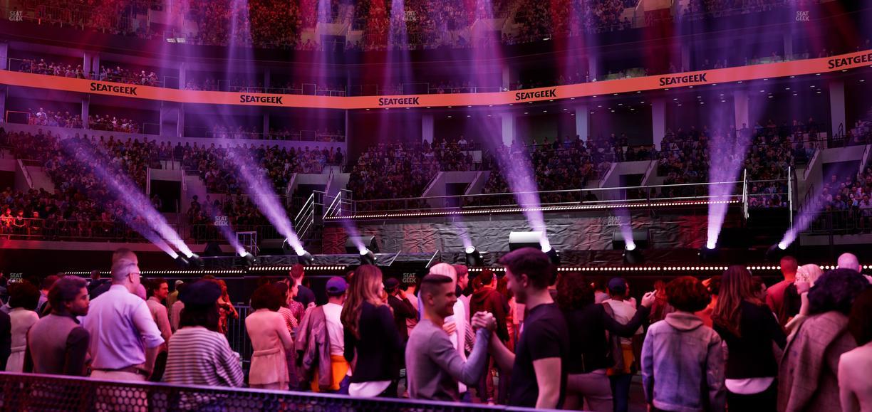 TD Garden - Section Floor C Seat View