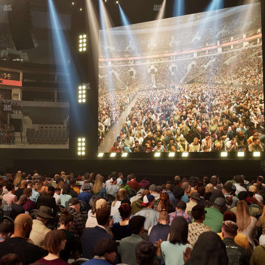 TD Garden - Section Floor C Seat View