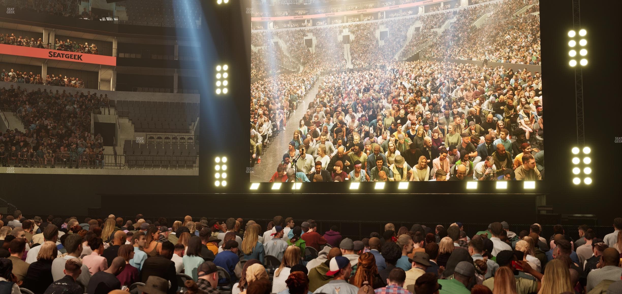 TD Garden - Section Floor C Seat View