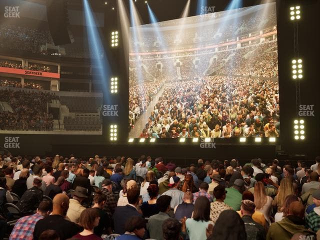 TD Garden - Section Floor C Seat View