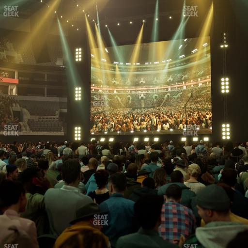 TD Garden - Section Floor C Seat View