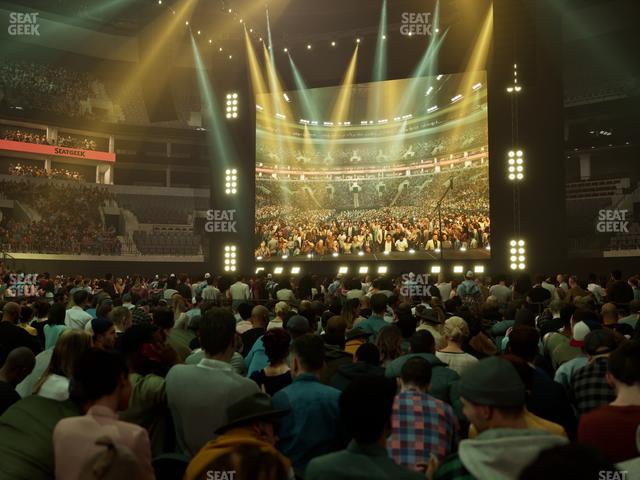 TD Garden - Section Floor C Seat View