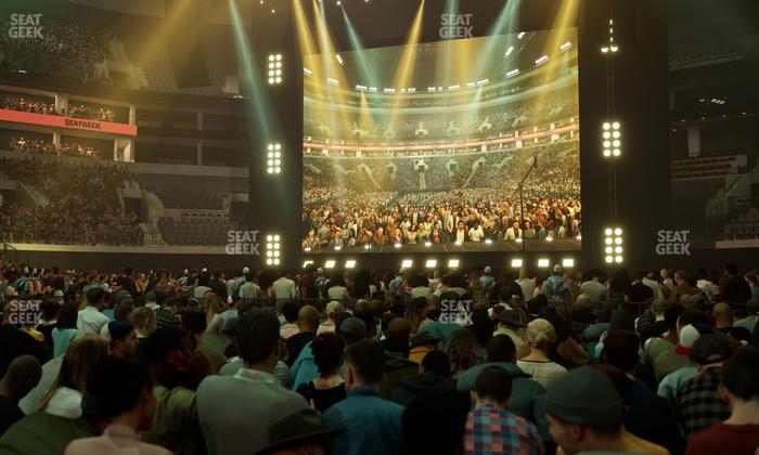 TD Garden - Section Floor C Seat View