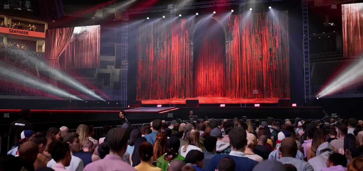 TD Garden - Section Floor C Seat View