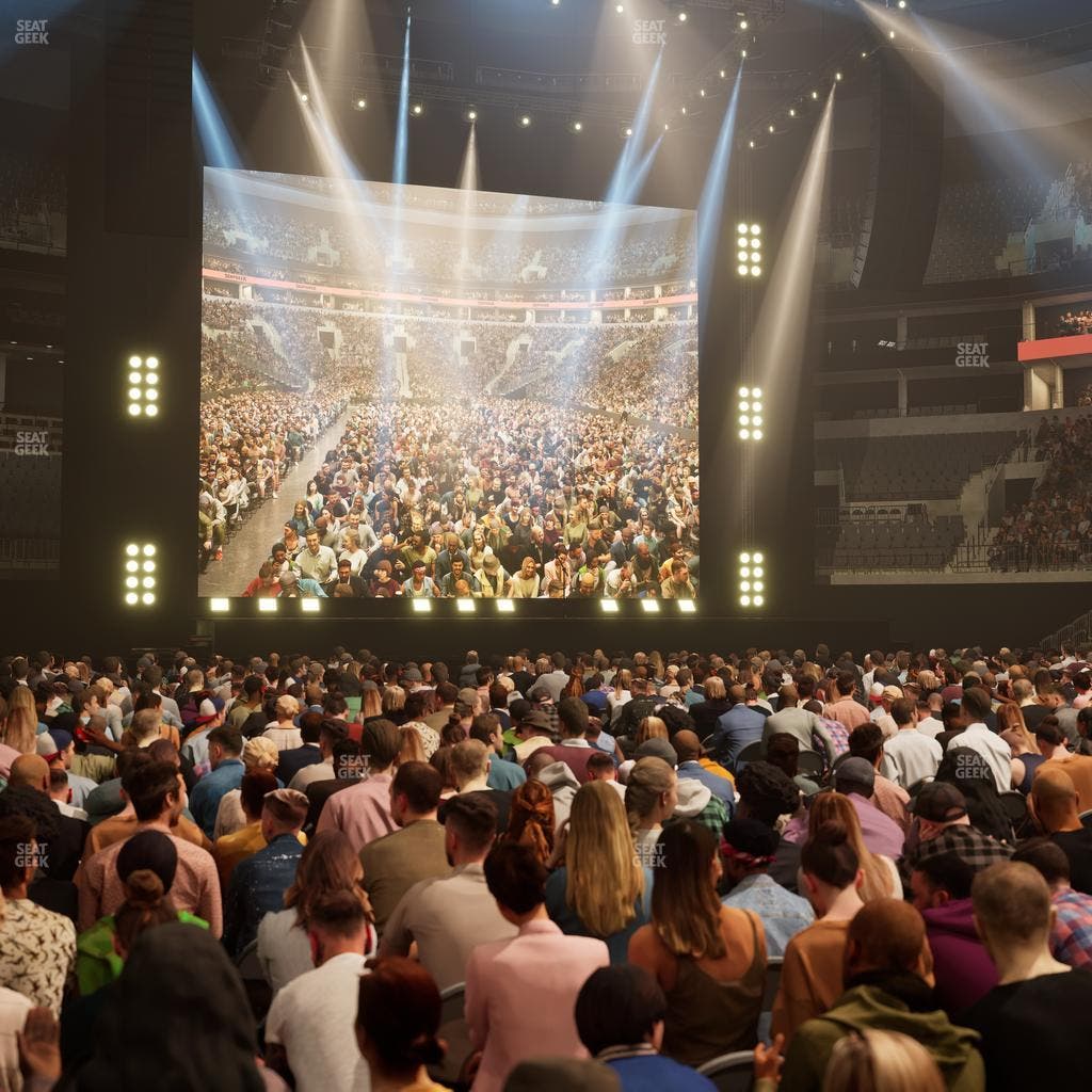TD Garden - Section Floor D Seat View