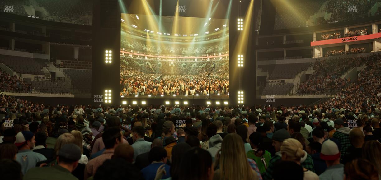 TD Garden - Section Floor D Seat View