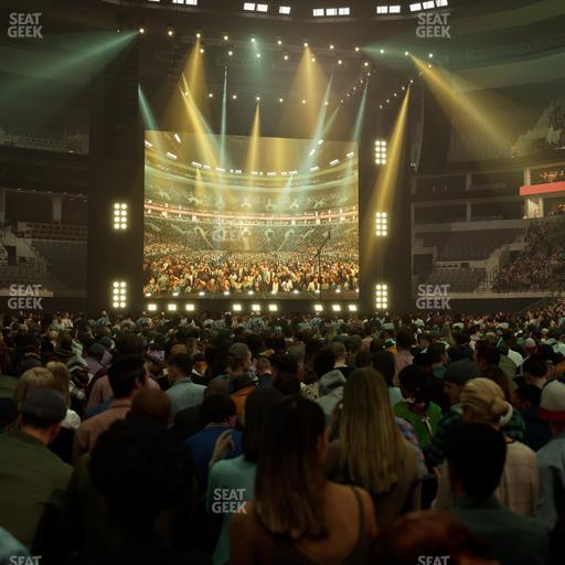 TD Garden - Section Floor D Seat View