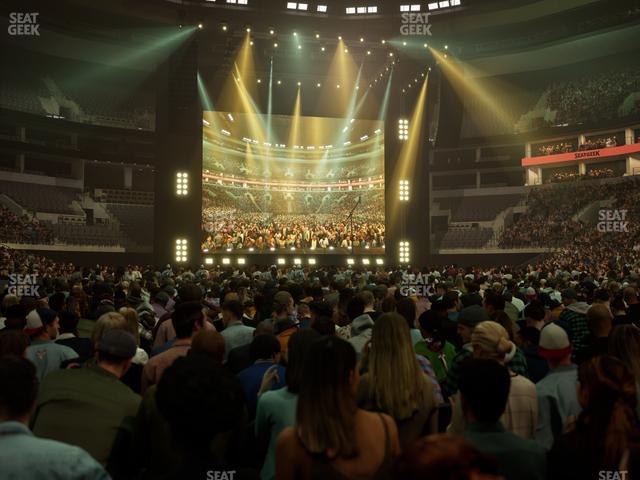 TD Garden - Section Floor D Seat View