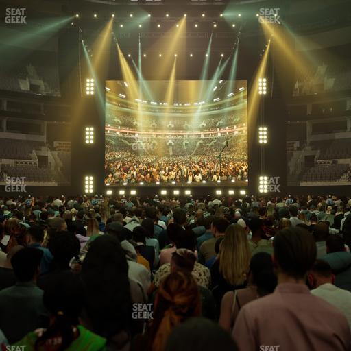 TD Garden - Section Floor E Seat View