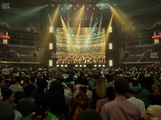 TD Garden - Section Floor E Seat View