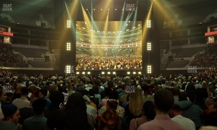 TD Garden - Section Floor E Seat View