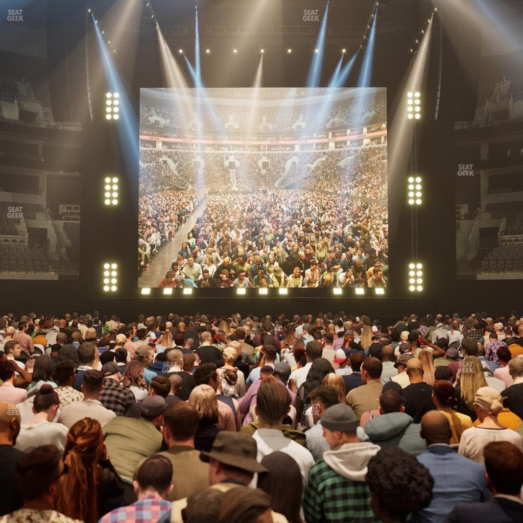 TD Garden - Section Floor E Seat View