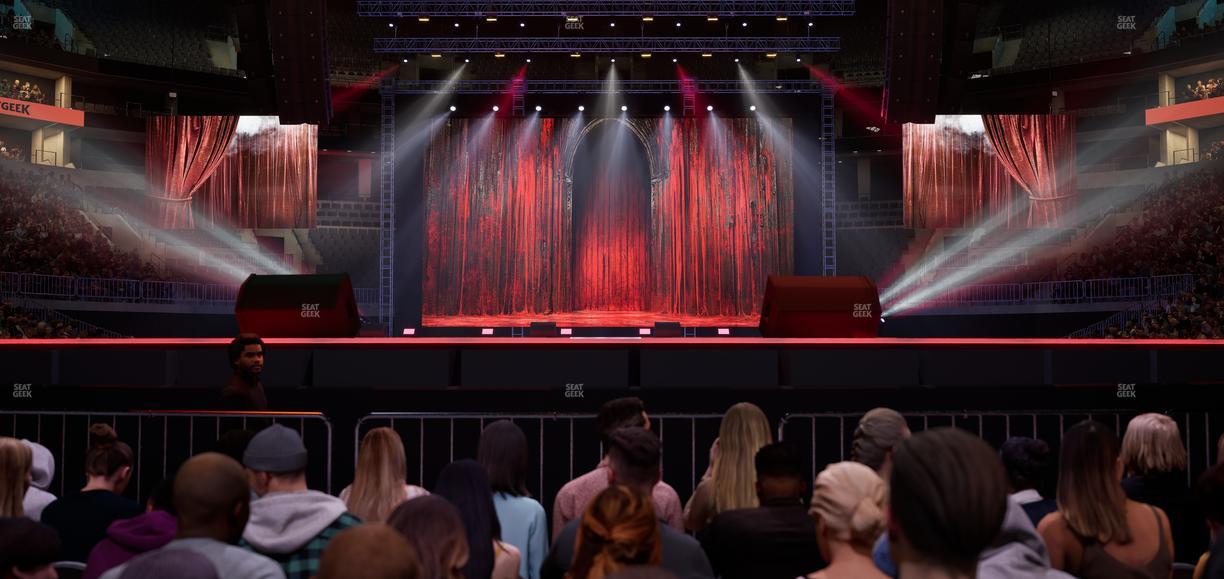 TD Garden - Section Floor E Seat View