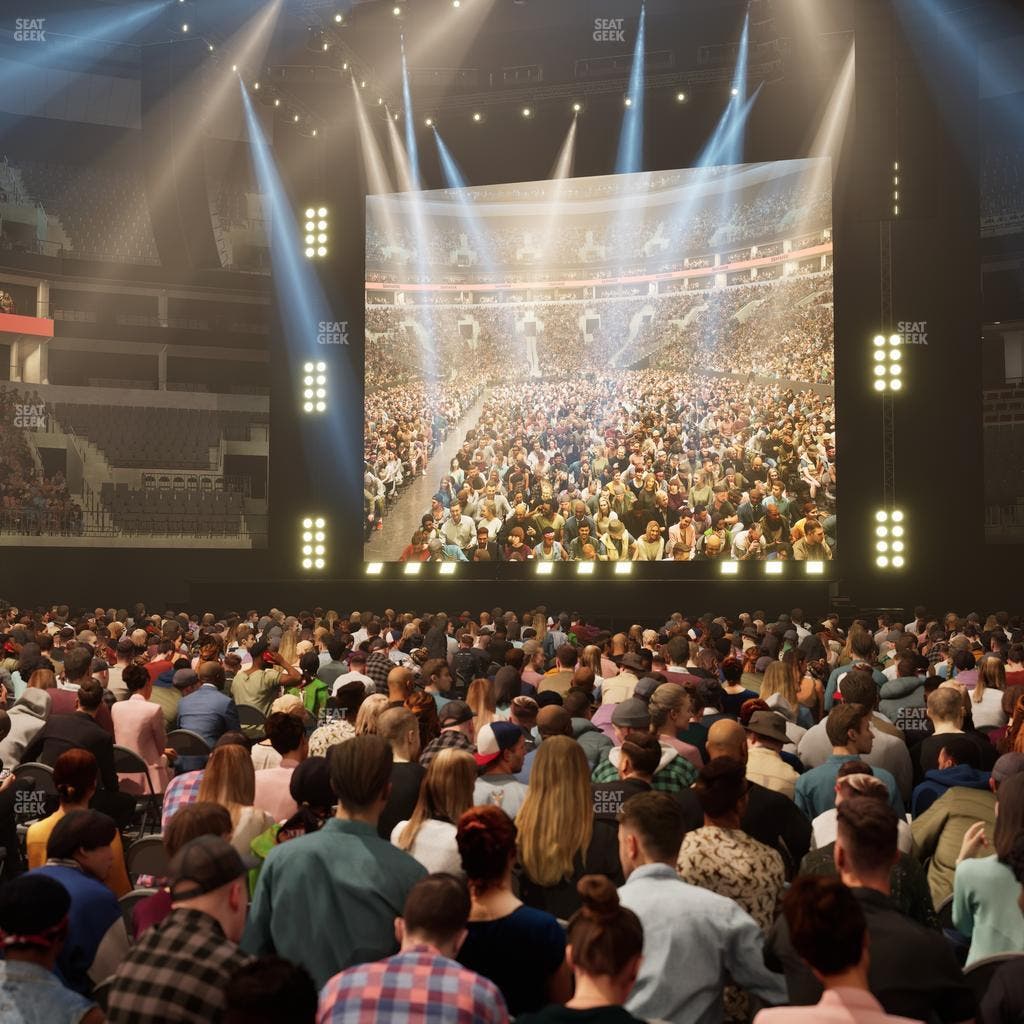 TD Garden - Section Floor F Seat View