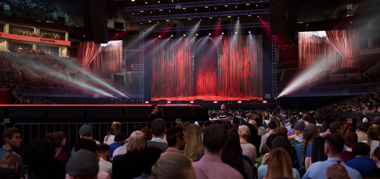 TD Garden - Section Floor F Seat View