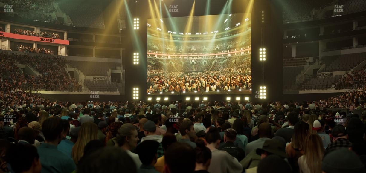 TD Garden - Section Floor F Seat View