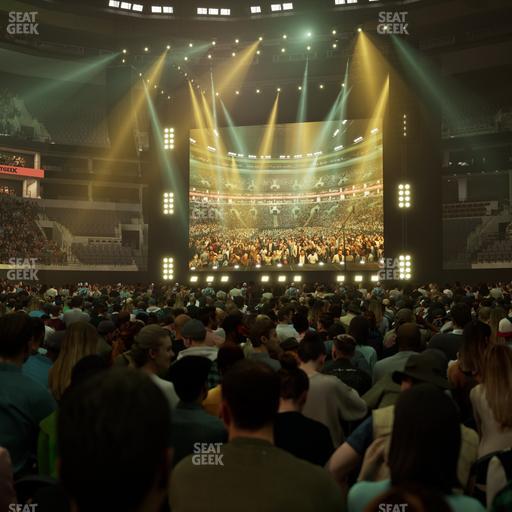 TD Garden - Section Floor F Seat View