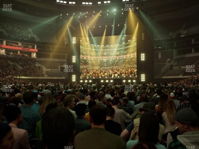 TD Garden - Section Floor F Seat View