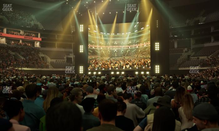 TD Garden - Section Floor F Seat View