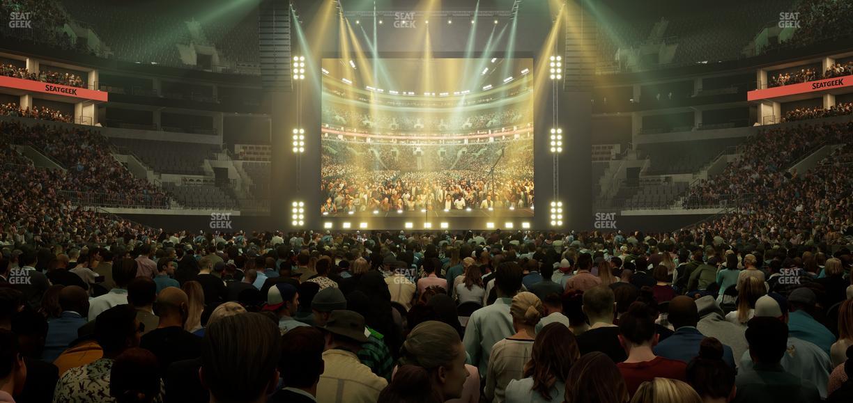 TD Garden - Section Floor H Seat View