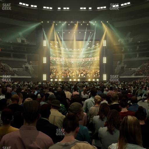 TD Garden - Section Floor H Seat View