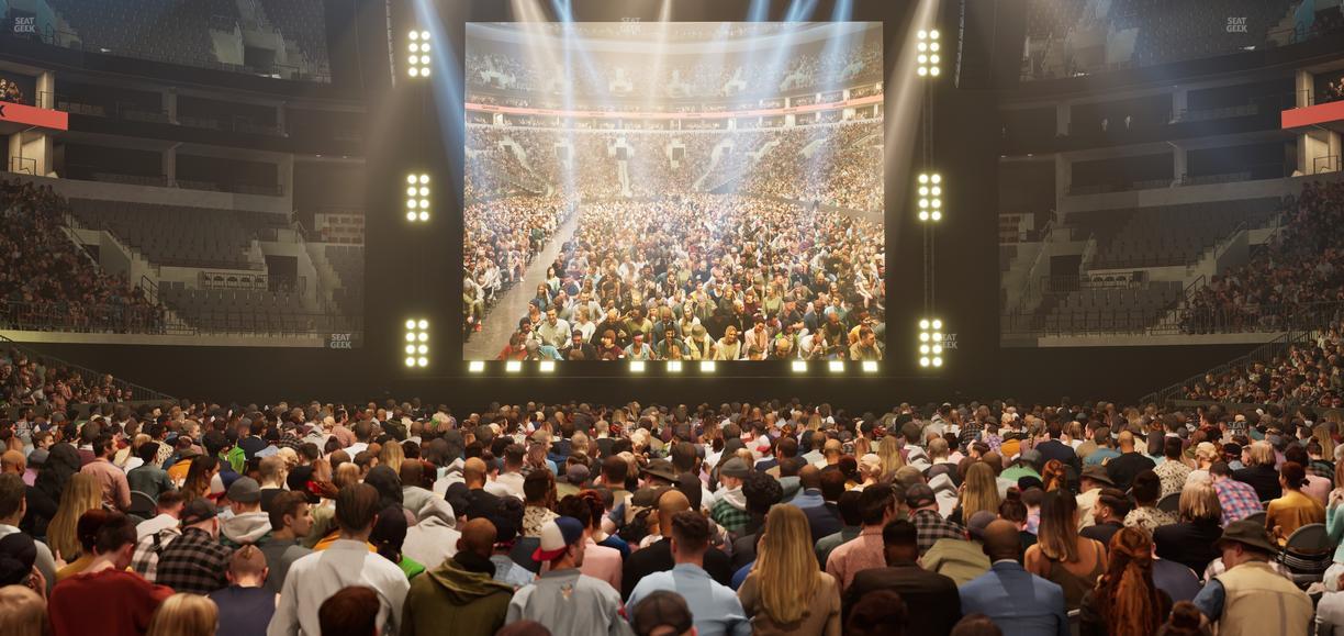 TD Garden - Section Floor H Seat View