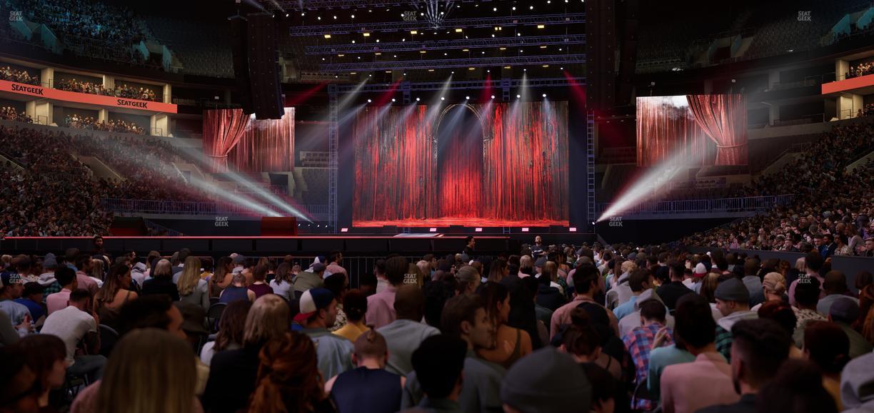 TD Garden - Section Floor J Seat View