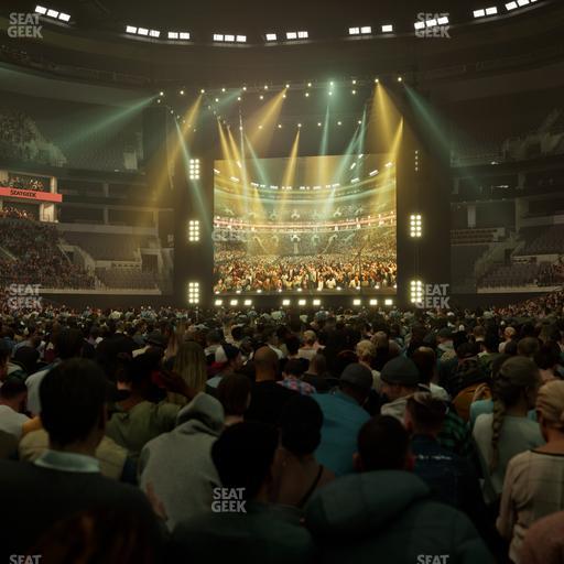 TD Garden - Section Floor J Seat View