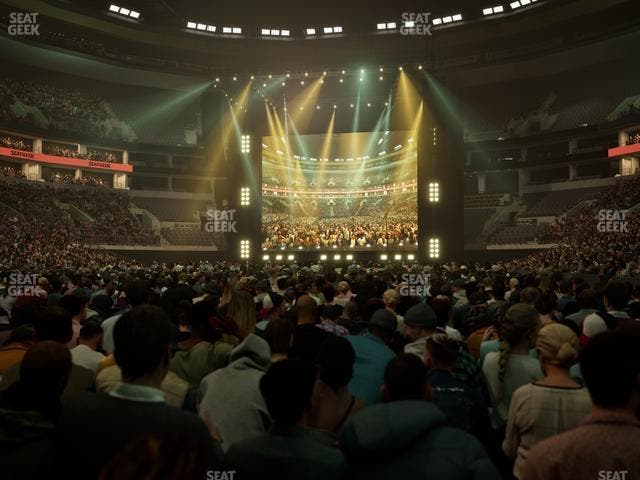 TD Garden - Section Floor J Seat View