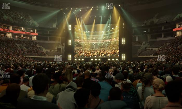 TD Garden - Section Floor J Seat View