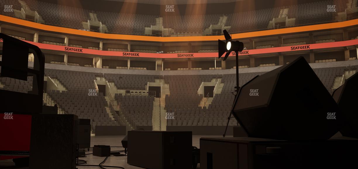 TD Garden - Section Floor Seat View