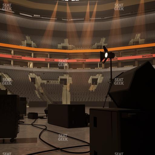 TD Garden - Section Floor Seat View