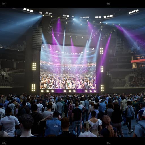 TD Garden - Section Ga Floor Seat View