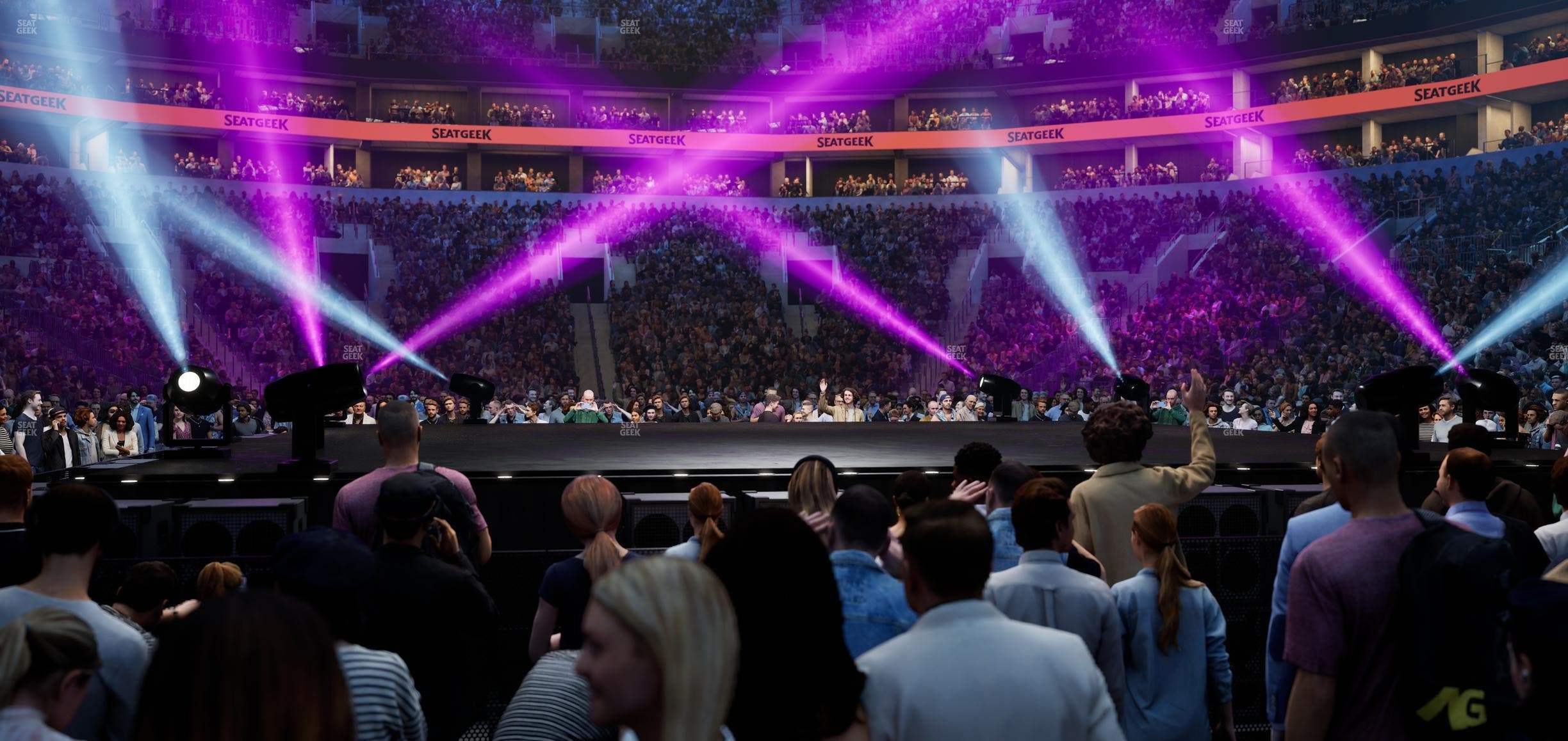 TD Garden - Section Ga Floor Seat View