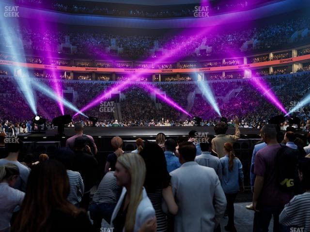 TD Garden - Section Ga Floor Seat View