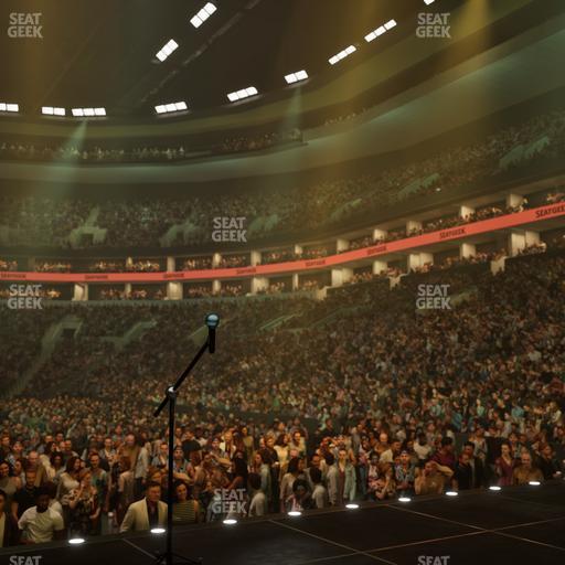 TD Garden - Section Ga Pit Seat View