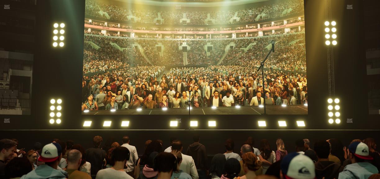 TD Garden - Section Ga Pit Seat View